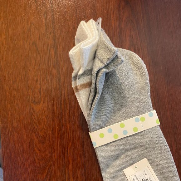 Ankle-Length Socks Two Pack "Grey/White" - Picture 3 of 3